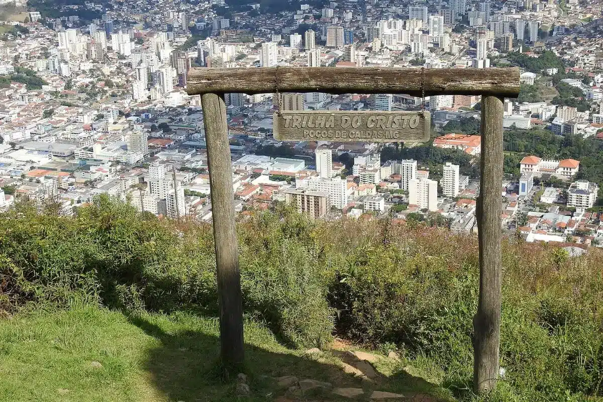 o que fazer em Poços de Caldas trilha do cristo