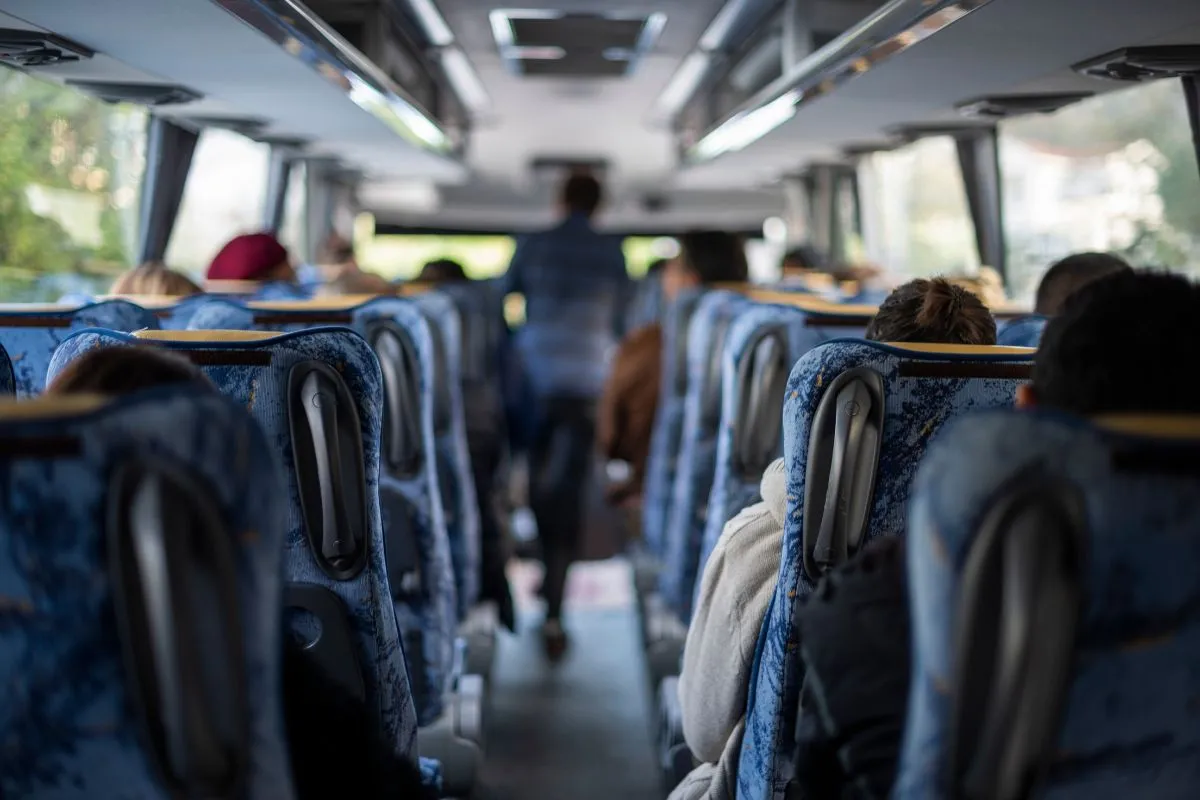 Viagem de ônibus aumento passageiros