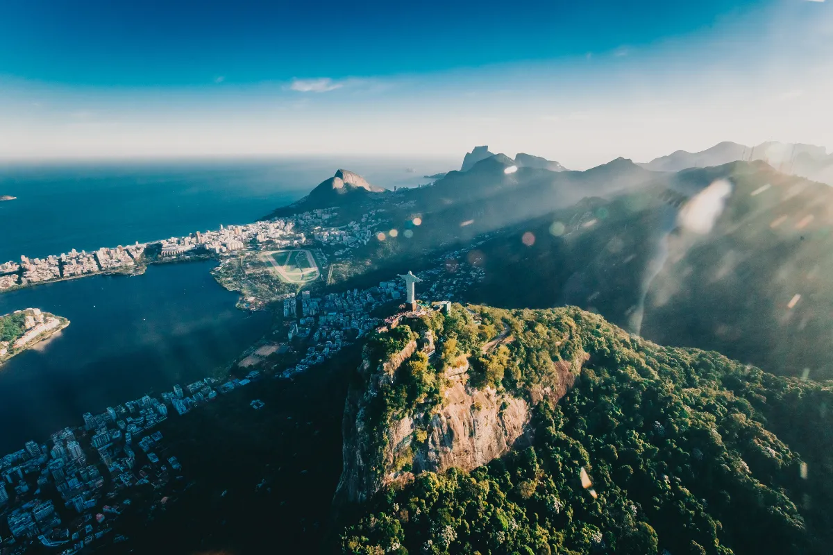 Cristo Redentor: Como visitar, ingressos e preços Foto aérea Cristo Redentor