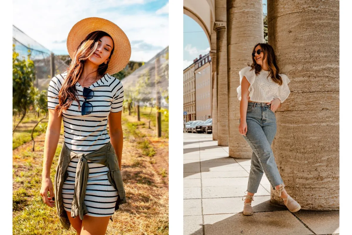 Ideias de look para viajar de ônibus: Vista-se para viajar no seu estilo! look para viajar de ônibus no calor ou verão