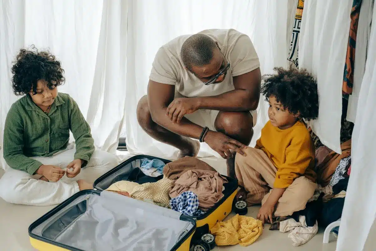 Mala de viagem para crianças