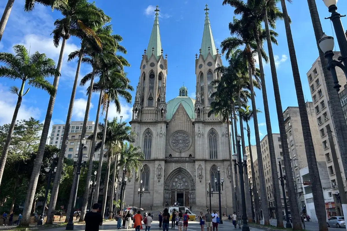 Minha viagem de 2 dias em São Paulo: O que eu fiz em um fim de semana em SP viagem para sp 2 dias catedral da sé