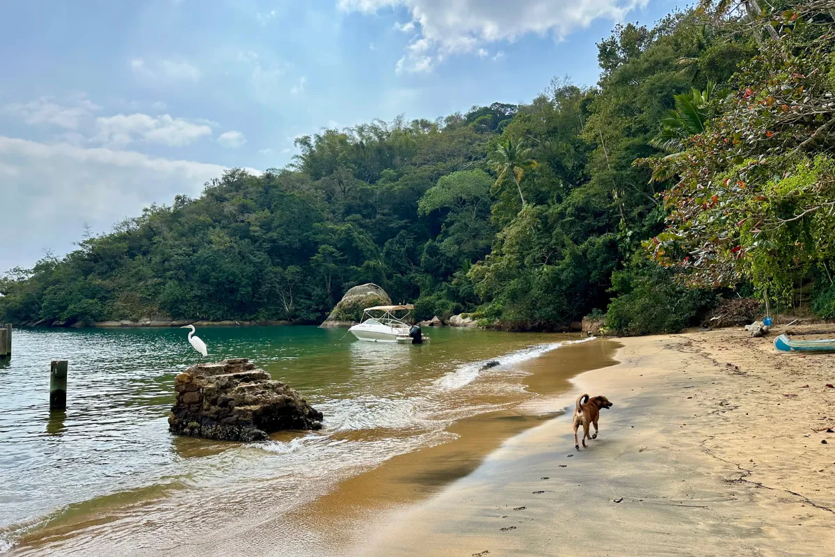 Praia em Matariz, Ilha Grande