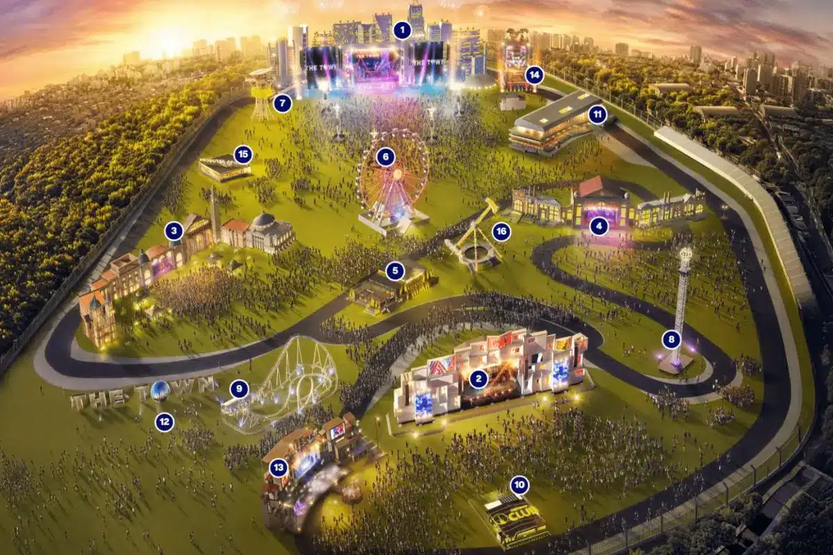 mapa the town 2025 sp