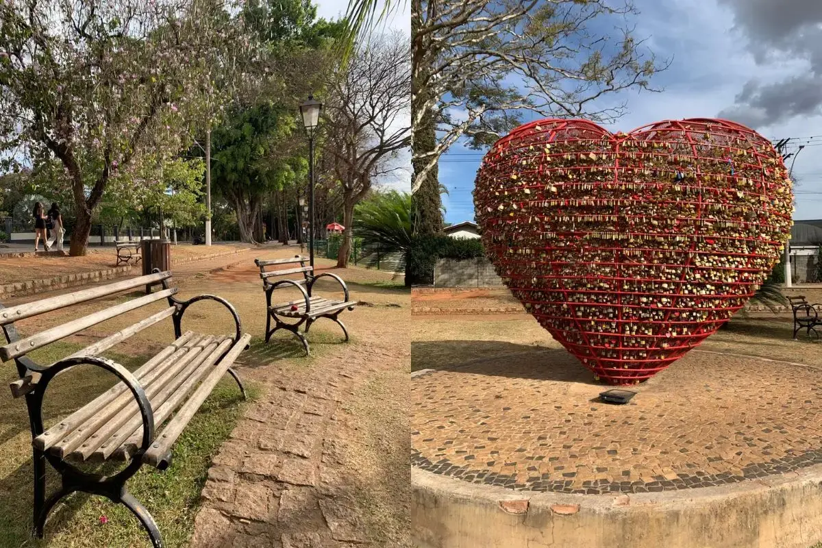 Minha viagem pra Holambra de 2 dias: Roteiro completo 2 dias em holambra deck do amor cadeados