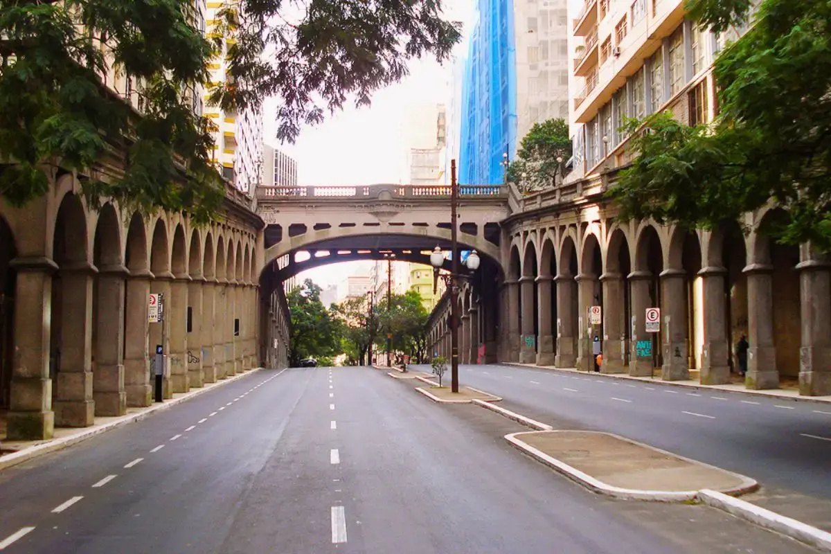 lugares para tirar fotos Porto Alegre, Viaduto Otávio Rocha