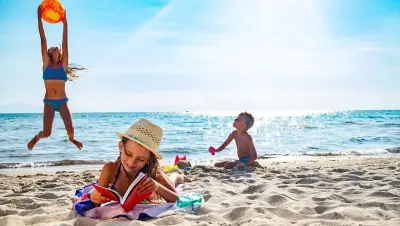 praias litoral de sp com crianças