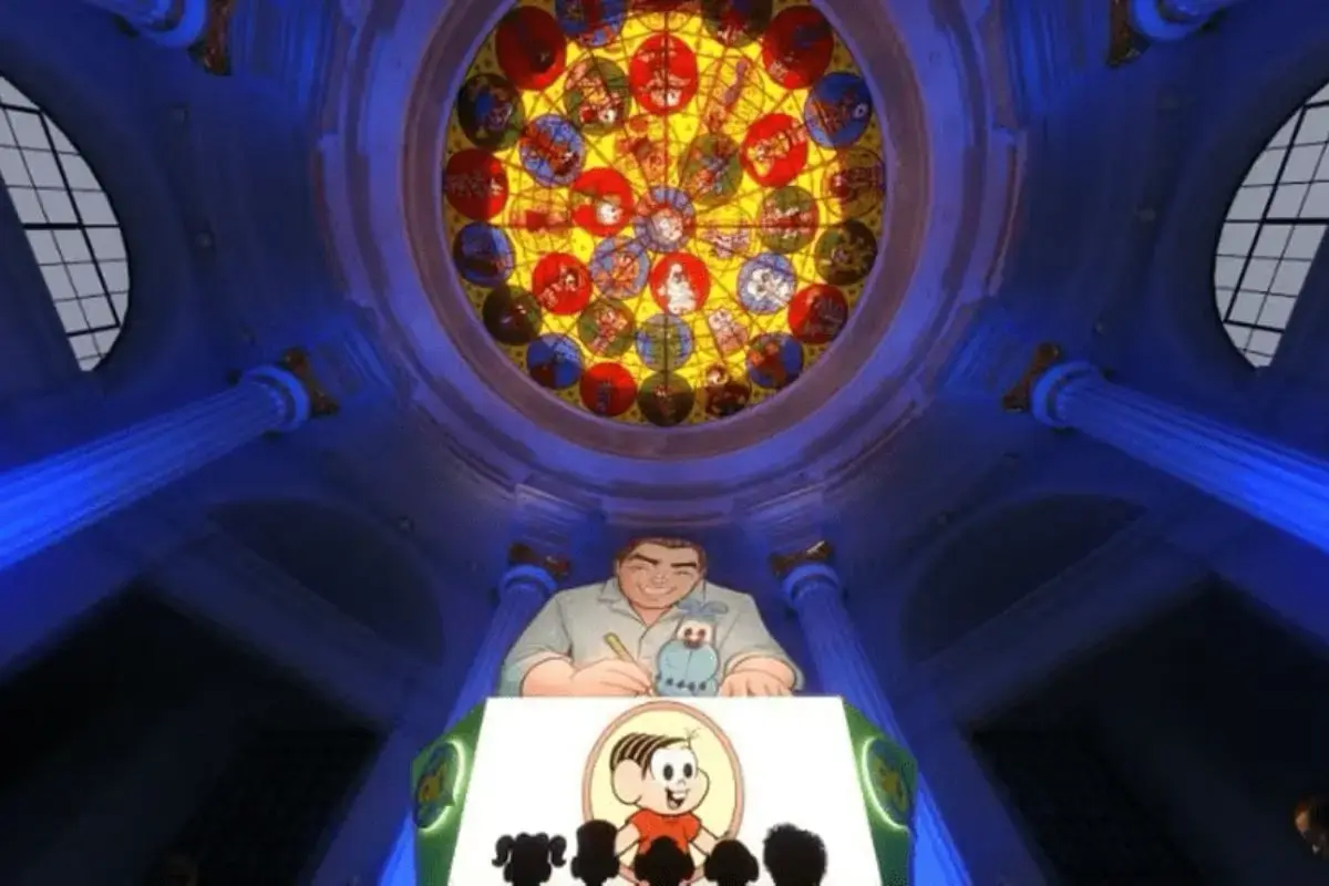 exposição Mauricio de Sousa, turma da monica