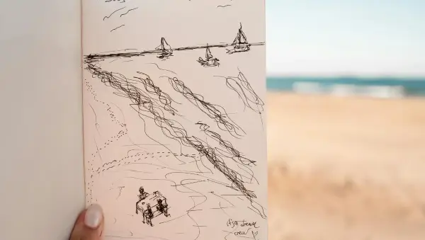 Aprenda a fazer o seu próprio caderno de viagens criativo. Foto: Canva.