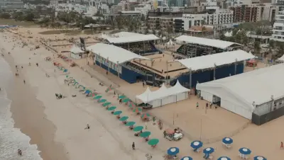 Neste mês de março acontece em João Pessoa o Paraiba World Beach Games 2026, maior torneio de jogos de praia do mundo. Foto: Divulgação.