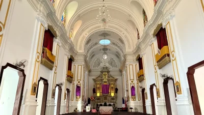 interior basilica de São João batista da lagoa em botafogo Rio de Janeiro